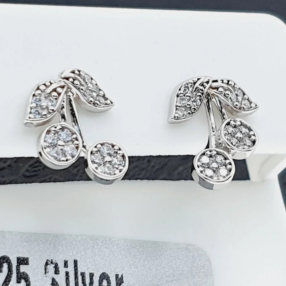 925 sterling silver luxury CZ earrings for women/girls Best for giftRJUS2160